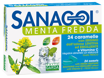 SANAGOL MENTA FREDDA 24 CARAMELLE - Farmacia Murachelli Di Putelli dr. Giovanni