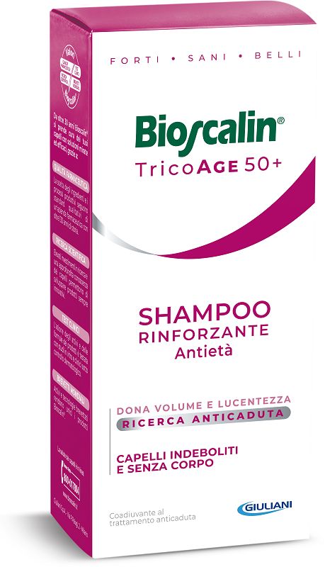 BIOSCALIN TRICOAGE SHAMPOO RINFORZANTE ANTIETA' 200 ML - Farmacia Murachelli Di Putelli dr. Giovanni