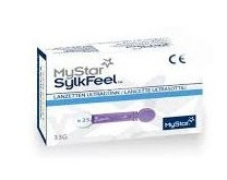 LANCETTE PUNGIDITO MYSTAR SYLKFEEL LANCETS 33 GAUGE 25 PEZZI - Farmacia Murachelli Di Putelli dr. Giovanni