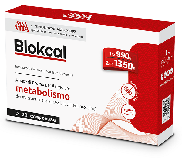 SANAVITA BLOKCAL 20 COMPRESSE - Farmacia Murachelli Di Putelli dr. Giovanni
