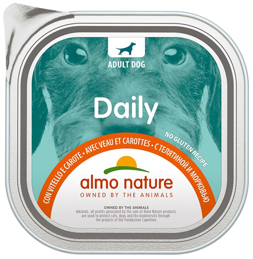 DAILY MENU DOGS CON VITELLO E CAROTE 300 G - Farmacia Murachelli Di Putelli dr. Giovanni