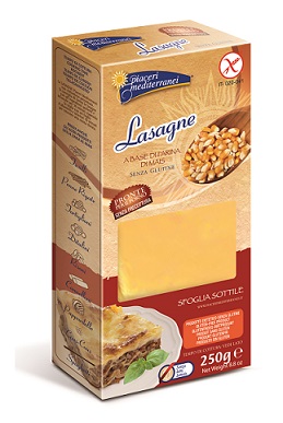 PIACERI MEDITERRANEI PASTA FARINA MAIS LASAGNE 250 G - Farmacia Murachelli Di Putelli dr. Giovanni