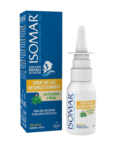 ISOMAR SOLUZIONE ACQUA MARE NASO IPERTONICA NASO SPRAY DECONGESTIONANTE 30 ML - Farmacia Murachelli Di Putelli dr. Giovanni