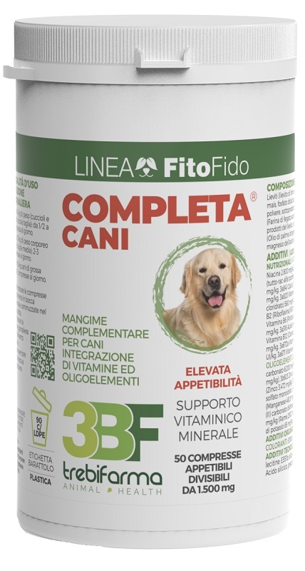 COMPLETA CANI 50 COMPRESSE BARATTOLO 75 G - Farmacia Murachelli Di Putelli dr. Giovanni