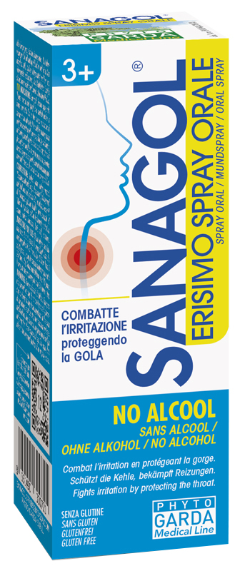 SANAGOL SPRAY ERISIMO SENZA ALCOOL 20 ML - Farmacia Murachelli Di Putelli dr. Giovanni