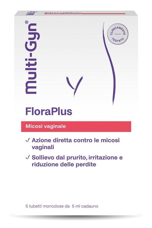FLORAPLUS MULTI-GYN CANDIDOSI VAGINALE 5 TUBETTI X 5 ML - Farmacia Murachelli Di Putelli dr. Giovanni