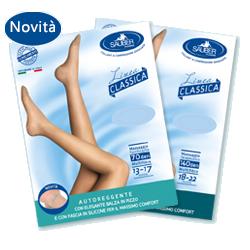 SAUBER CALZA AUTOREGGENTE 140 DENARI MAGLIA MICRORETE NEUTRO BEIGE 3 LINEA CLASSICA - Farmacia Murachelli Di Putelli dr. Giovanni