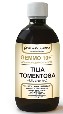 GEMMO 10+ TIGLIO ARGENTEO LIQUIDO ANALCOLICO 500 ML - Farmacia Murachelli Di Putelli dr. Giovanni