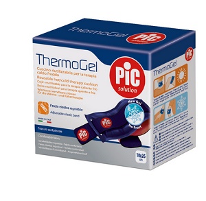 THERMOGEL CUSCINO TERAPIA CALDO FREDDO 10X26 CM CON FASCIA ELASTICA - Farmacia Murachelli Di Putelli dr. Giovanni