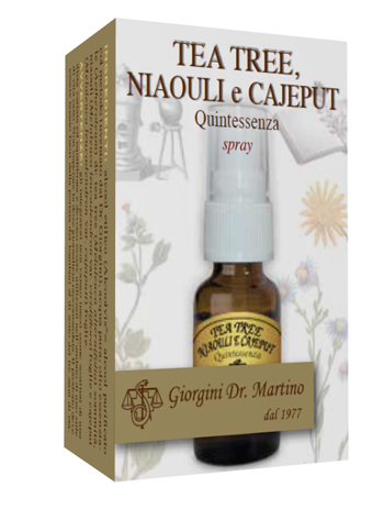 TEA TREE NIAOULI E CAJEPUT QUINTESSENZA SPRAY 15 ML - Farmacia Murachelli Di Putelli dr. Giovanni