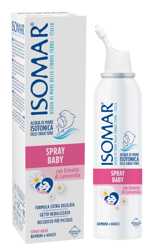 ISOMAR SPRAY BABY CON CAMOMILLA 100 ML - Farmacia Murachelli Di Putelli dr. Giovanni