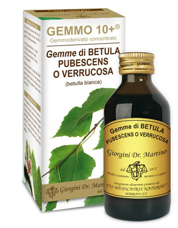 GEMMO 10+ BETULLA BIANCA 100 ML LIQUIDO ANALCOLICO - Farmacia Murachelli Di Putelli dr. Giovanni