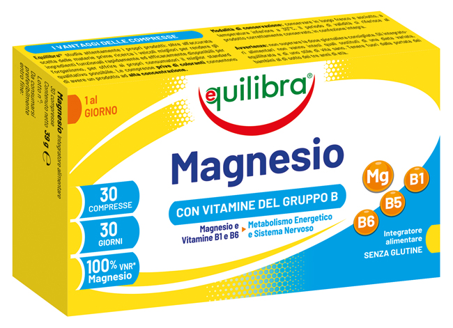 MAGNESIO CON VITAMINE GRUPPO B 30 COMPRESSE - Farmacia Murachelli Di Putelli dr. Giovanni