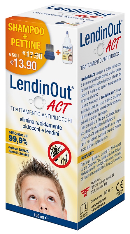 LENDINOUT ACT ANTIPIDOCCHI 150 ML - Farmacia Murachelli Di Putelli dr. Giovanni