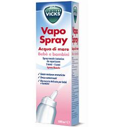 VICKS VAPOSPRAY ACQUA DI MARE BEBE' BAMBINI ISOTONICO 100 ML - Farmacia Murachelli Di Putelli dr. Giovanni