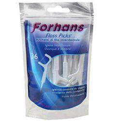 FORHANS ARCHETTI INTERDENTALI FLOSS PICKS 36PZ - Farmacia Murachelli Di Putelli dr. Giovanni