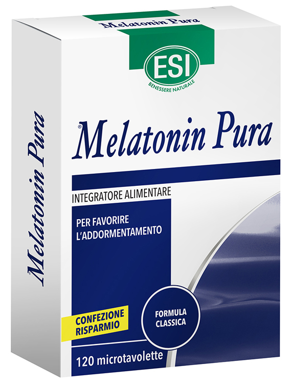 ESI MELATONIN PURA 120 MICROTAVOLETTE - Farmacia Murachelli Di Putelli dr. Giovanni