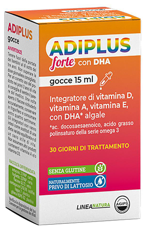 ADIPLUS FORTE CON DHA GOCCE FLACONCINO 15 ML - Farmacia Murachelli Di Putelli dr. Giovanni