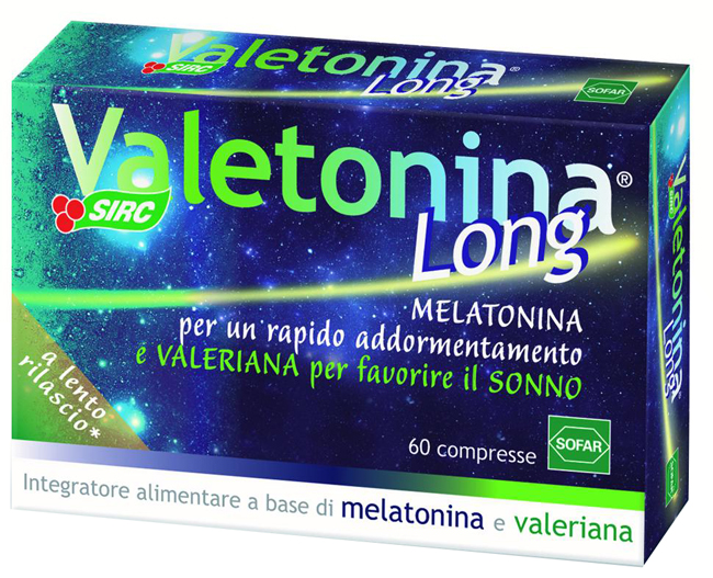 VALETONINA LONG 60 COMPRESSE ASTUCCIO 18 G - Farmacia Murachelli Di Putelli dr. Giovanni