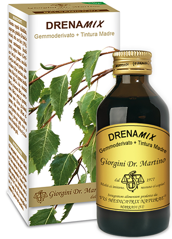 DRENAMIX GEMMODERIVATO + TINTURA MADRE SENZA ALCOOL 100 ML - Farmacia Murachelli Di Putelli dr. Giovanni