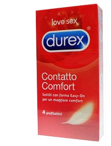 PROFILATTICO DUREX CONTATTO COMFORT 4 PEZZI - Farmacia Murachelli Di Putelli dr. Giovanni
