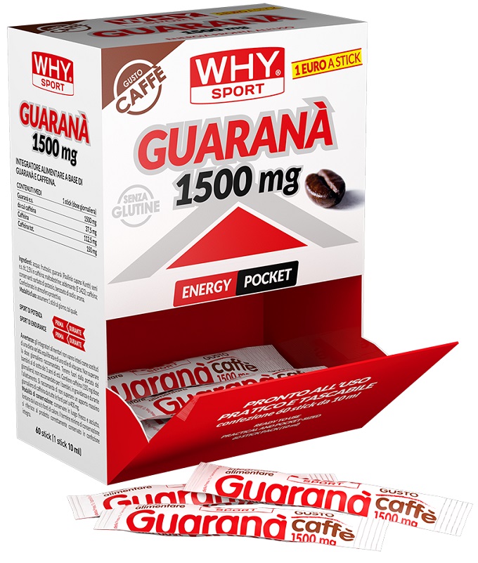 WHY GUARANA' 1500MG 1 BARRETTA STICK 10 ML - Farmacia Murachelli Di Putelli dr. Giovanni