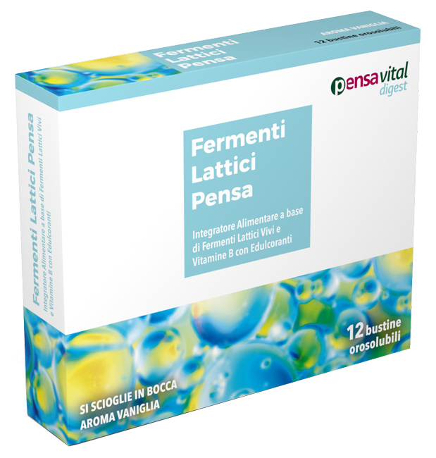 FERMENTI LATTICI VIVI E VITAMINE B 12 VANIGLIA BUSTINE OROSOLUBILI - Farmacia Murachelli Di Putelli dr. Giovanni