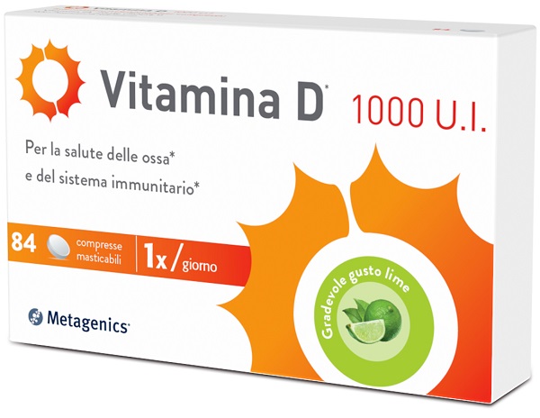 VITAMINA D 1000 UI 84 COMPRESSE MASTICABILI - Farmacia Murachelli Di Putelli dr. Giovanni