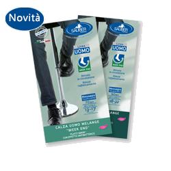 CALZA UOMO MELANGE 140 DENARI TAGLIA GRANDECILIEGIA - Farmacia Murachelli Di Putelli dr. Giovanni