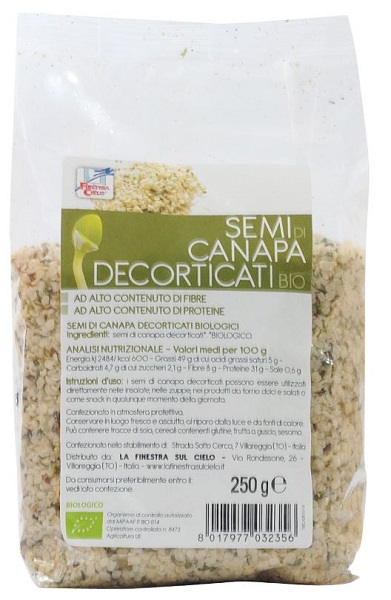 FSC SEMI DI CANAPA DECORTICATI BIO AD ALTO CONTENUTO DI FIBRA 250 G - Farmacia Murachelli Di Putelli dr. Giovanni