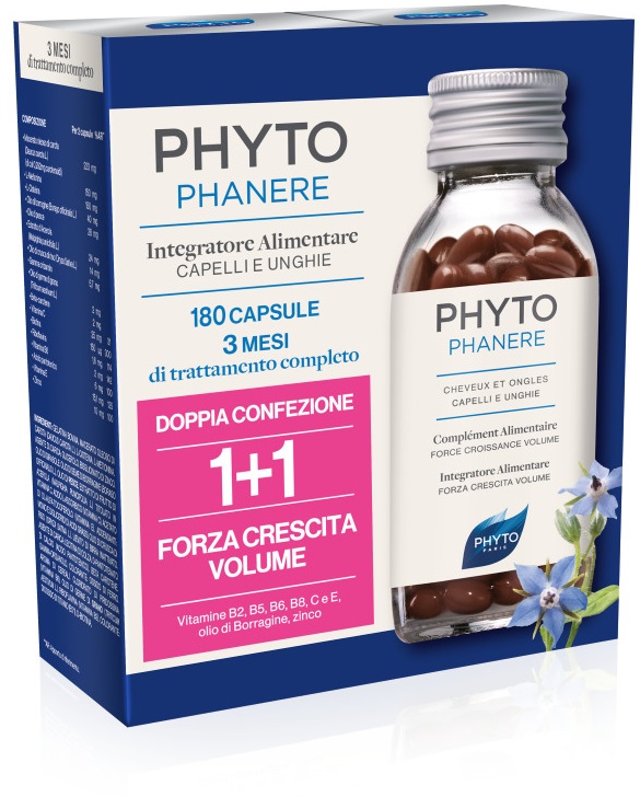 PHYTO PARIS PHYTOPHANERE INTEGRATORE ALIMENTARE CAPELLI/UNGHIE 90+90 CAPSULE - Farmacia Murachelli Di Putelli dr. Giovanni