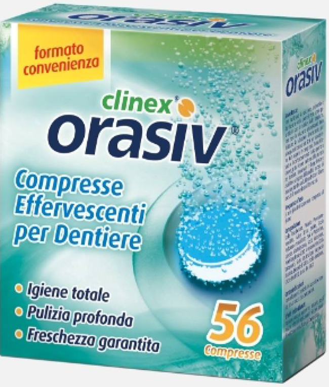 ORASIV CLINEX 56 COMPRESSE EFFERVESCENTI - Farmacia Murachelli Di Putelli dr. Giovanni