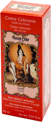 HENNE NUANCE ROSSO RAME NATURALE CUIVRE CREMA HENNE COLOR CREMA COLORANTE PRONTA ALL'USO - Farmacia Murachelli Di Putelli dr. Giovanni