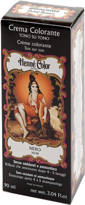 HENNE NUANCE NERO CREMA HENNE COLOR CREMA COLORANTE PRONTA ALL'USO - Farmacia Murachelli Di Putelli dr. Giovanni