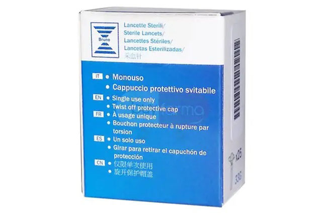 LANCETTE PUNGIDITO BRUNO 25 PEZZI - Farmacia Murachelli Di Putelli dr. Giovanni