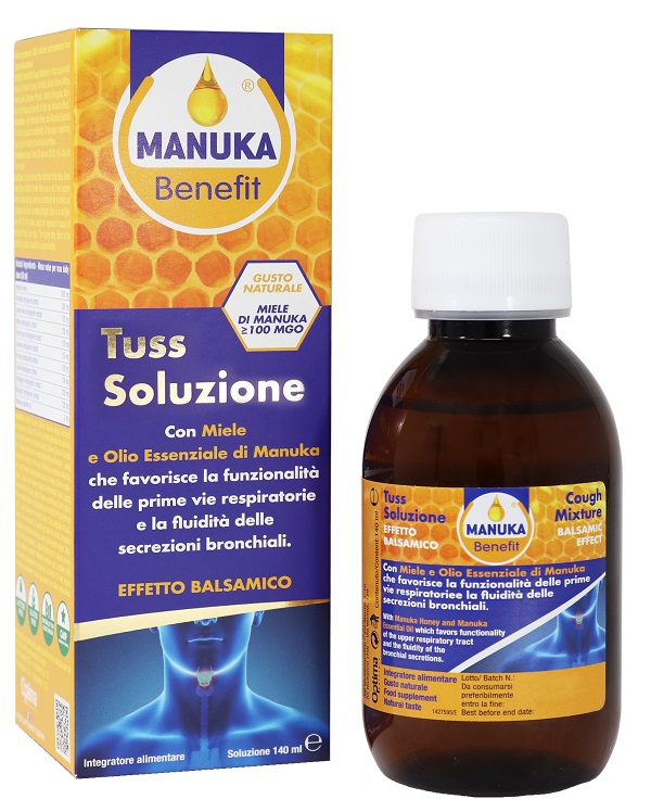 MANUKA BENEFIT TUSS SOLUZIONE 140 ML - Farmacia Murachelli Di Putelli dr. Giovanni