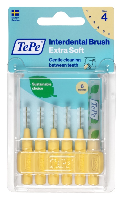 TEPE SCOVOLINO XSOFT GIALLO 0,7MM 6 PEZZI - Farmacia Murachelli Di Putelli dr. Giovanni
