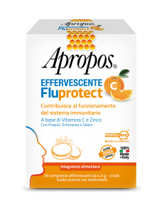 APROPOS FLUPROTECT EFFERVESCENTE C 20 COMPRESSE - Farmacia Murachelli Di Putelli dr. Giovanni