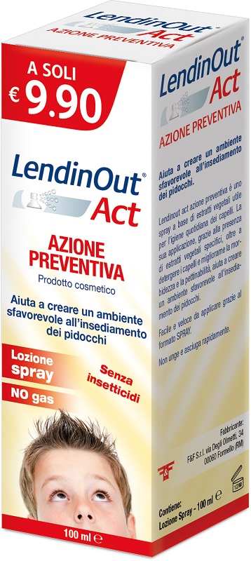 LENDINOUT ACT AZIONE PREVENTIVA SPRAY 100 ML - Farmacia Murachelli Di Putelli dr. Giovanni