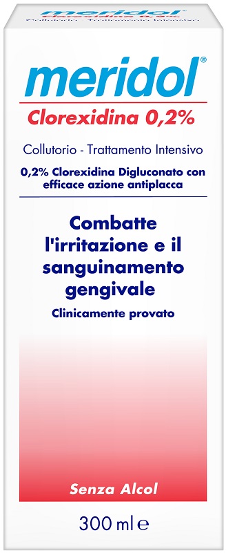 MERIDOL CLOREXIDINA 0,2% COLLUTORIO 300 ML - Farmacia Murachelli Di Putelli dr. Giovanni
