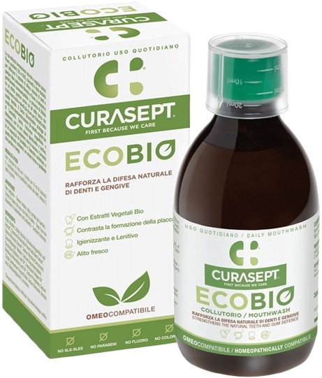 CURASEPT COLLUTORIO ECOBIO 300 ML PHARMADENT - Farmacia Murachelli Di Putelli dr. Giovanni
