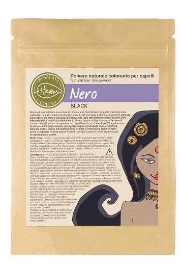 HIMALAYA HENNA COLORS NERO 100 G - Farmacia Murachelli Di Putelli dr. Giovanni