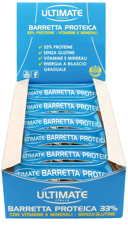ULTIMATE BARRETTA PROTEICA CIOCCOLATO 24 PEZZI - Farmacia Murachelli Di Putelli dr. Giovanni