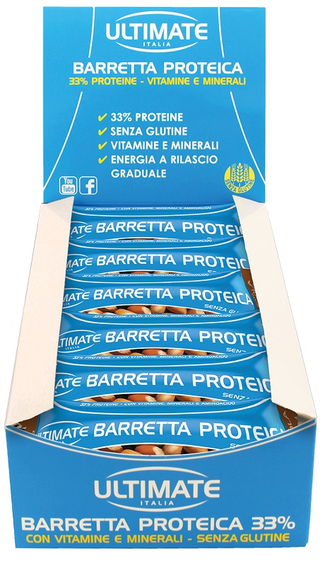 ULTIMATE BARRETTA PROTEICA NOCCIOLA 24 PEZZI - Farmacia Murachelli Di Putelli dr. Giovanni