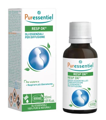 MISCELA RESP OK OLI ESSENZIALI PER DIFFUSIONE 30 ML PURESSENTIEL ECOCERT - Farmacia Murachelli Di Putelli dr. Giovanni