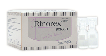 FIALA PER AEROSOL RINOREX BICARBONATO 25 FIALE 3 ML - Farmacia Murachelli Di Putelli dr. Giovanni
