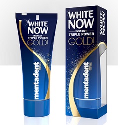 MENTADENT DENTIFRICIO WHITE NOW TRIPLE POWER GOLD 50 ML - Farmacia Murachelli Di Putelli dr. Giovanni