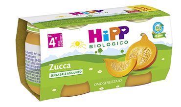 HIPP BIO HIPP BIO OMOGENEIZZATO ZUCCA 2X80 G - Farmacia Murachelli Di Putelli dr. Giovanni
