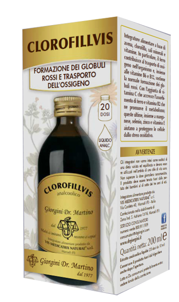 CLOROFILLVIS LIQUIDO ANALCOLICO 200 ML - Farmacia Murachelli Di Putelli dr. Giovanni