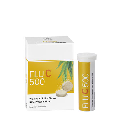 LFP FLU C 500 20 COMPRESSE EFFERVESCENTI - Farmacia Murachelli Di Putelli dr. Giovanni